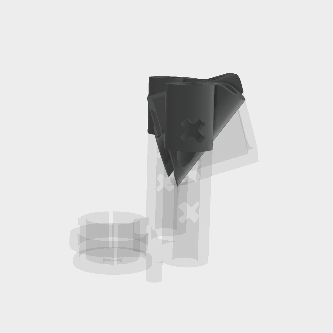Back VTX Antenna mount  L/S for D3.5mm