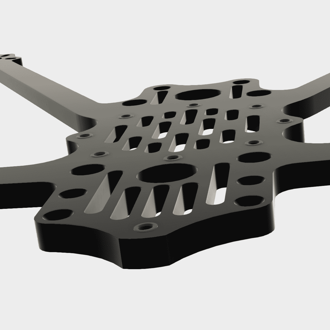 TATIVA45 Bottom plate 4.5nch 3mm/4mm  V3.0