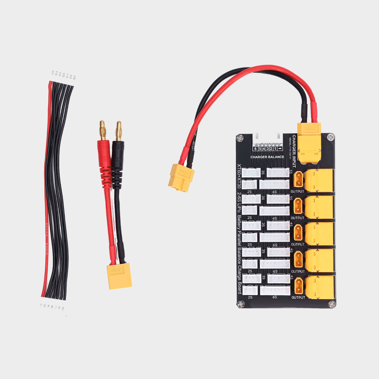 Hobbyfly parallelboard for XT60 chargers